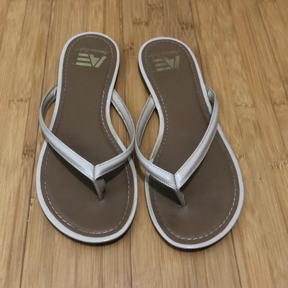 Faux-Leather Capri Sandals